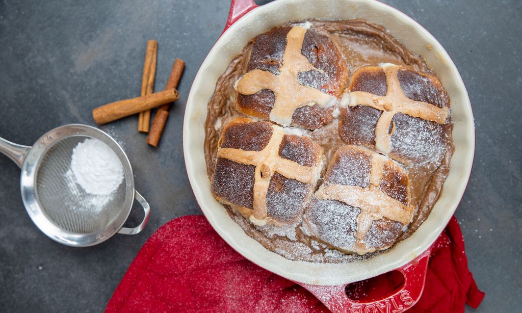 Hot Cross Bun Bread Pudding Trinidad Guardian