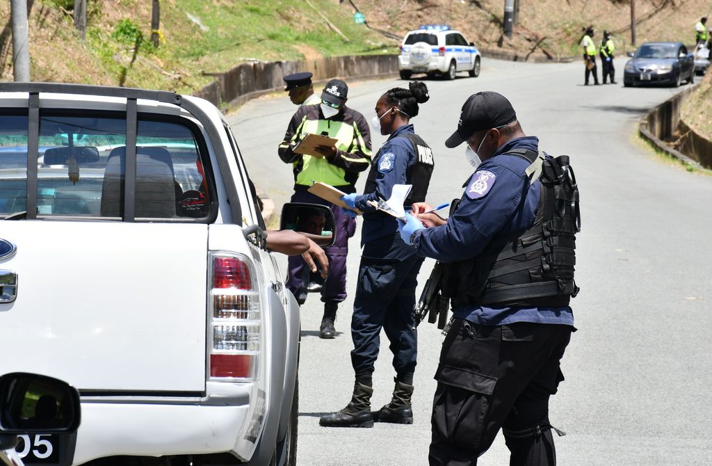Tobago Cops Stage Easter Monday Roadblocks Trinidad Guardian 