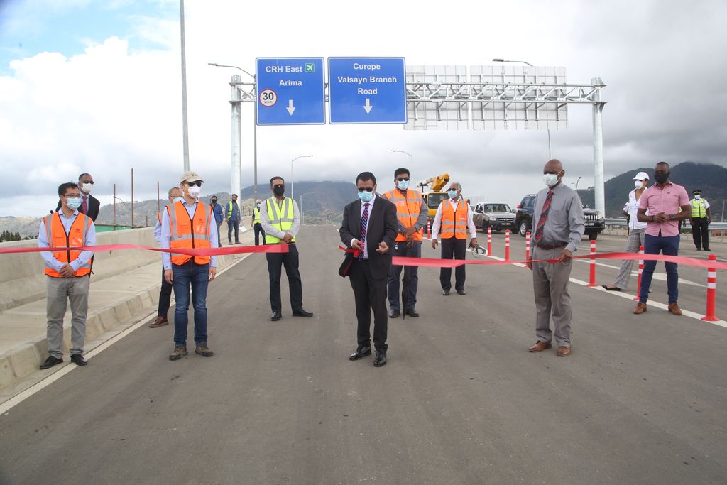 Curepe flyover opened Trinidad Guardian