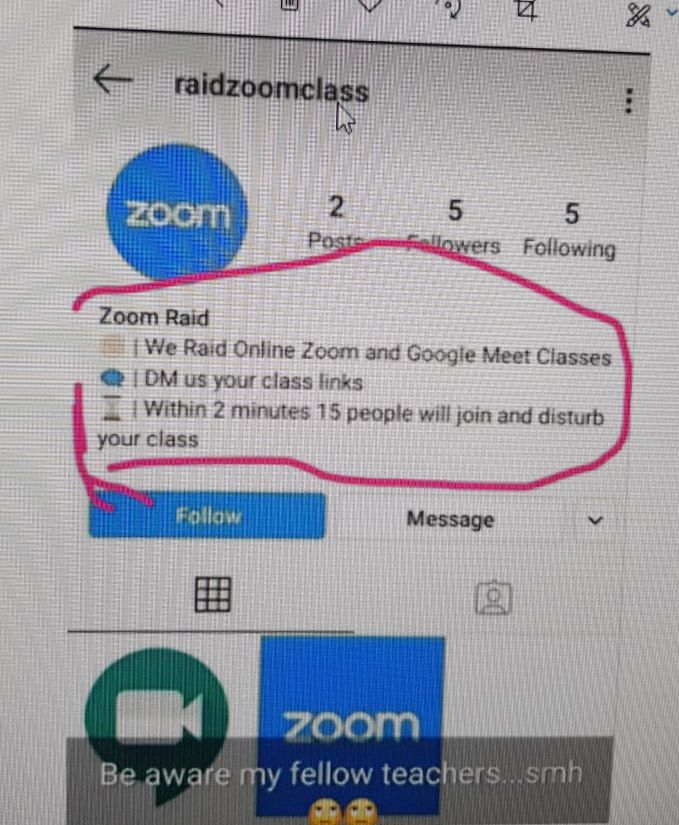 Zoom raid
