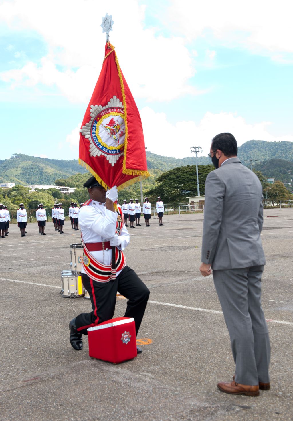 New consecrated Colour presented to Fire Service Trinidad Guardian