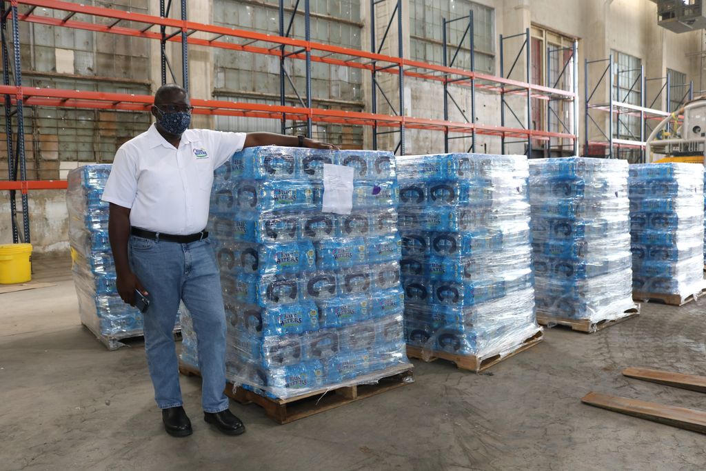 Blue Waters donates 5,040 cases of water to Guyana relief efforts Trinidad Guardian