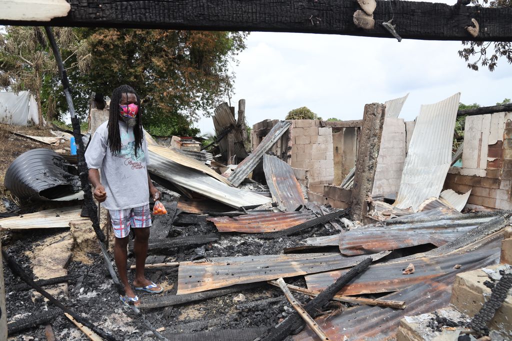 Father critical after rushing into burning home to save son - Trinidad ...