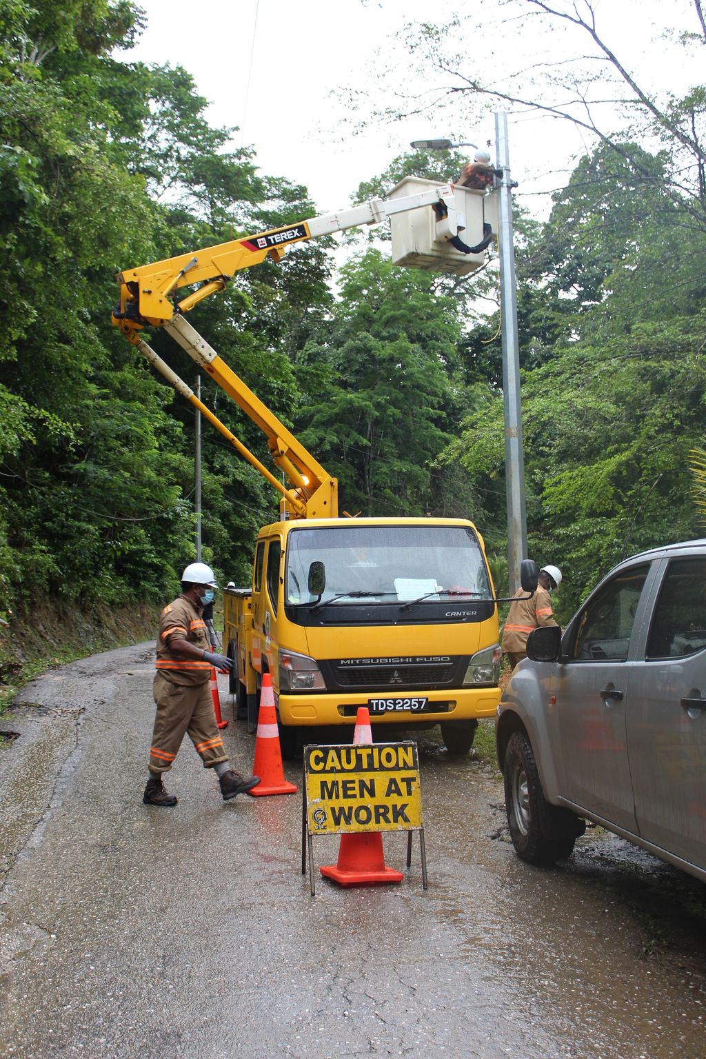 Street Lighting in Heights of Aripo Trinidad Guardian
