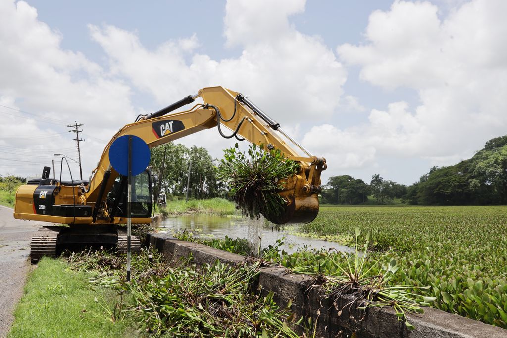Cleanup at historic Usine Ste Madeleine pond Trinidad Guardian