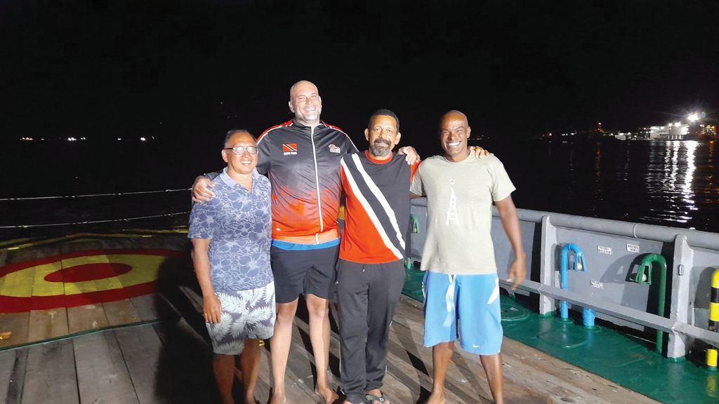 Swimmers come close to creating history in TobagoTrinidad channel