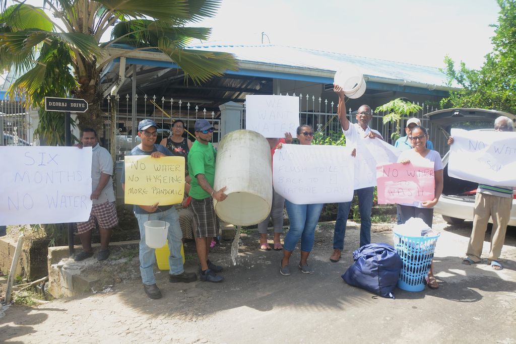 Fyzabad residents protest for water Trinidad Guardian