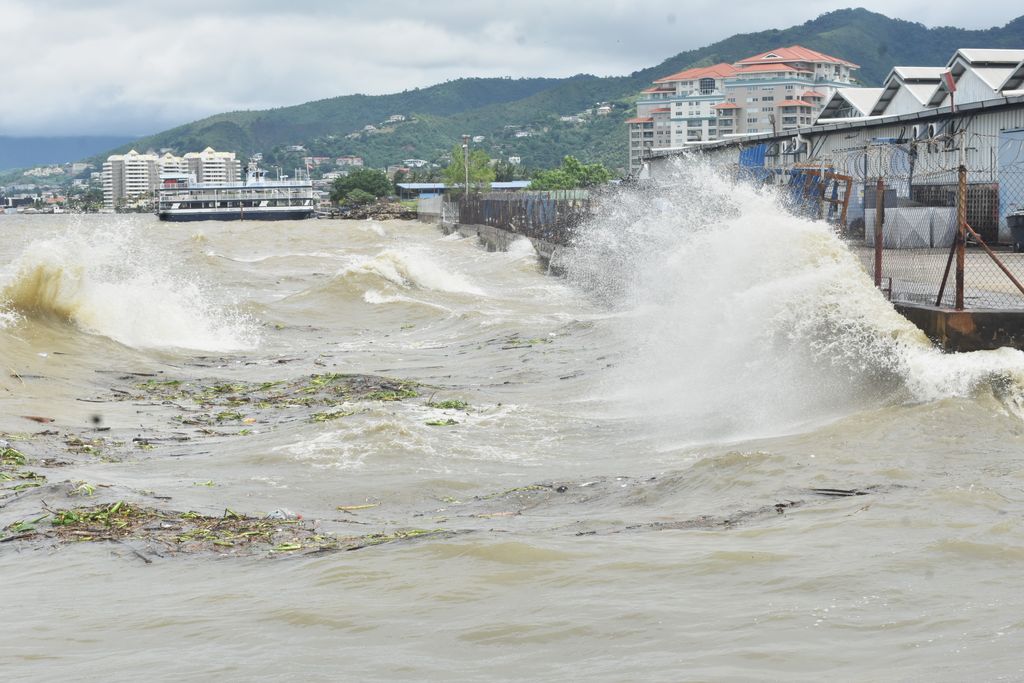 High winds bring hazardous seas! - Trinidad Guardian