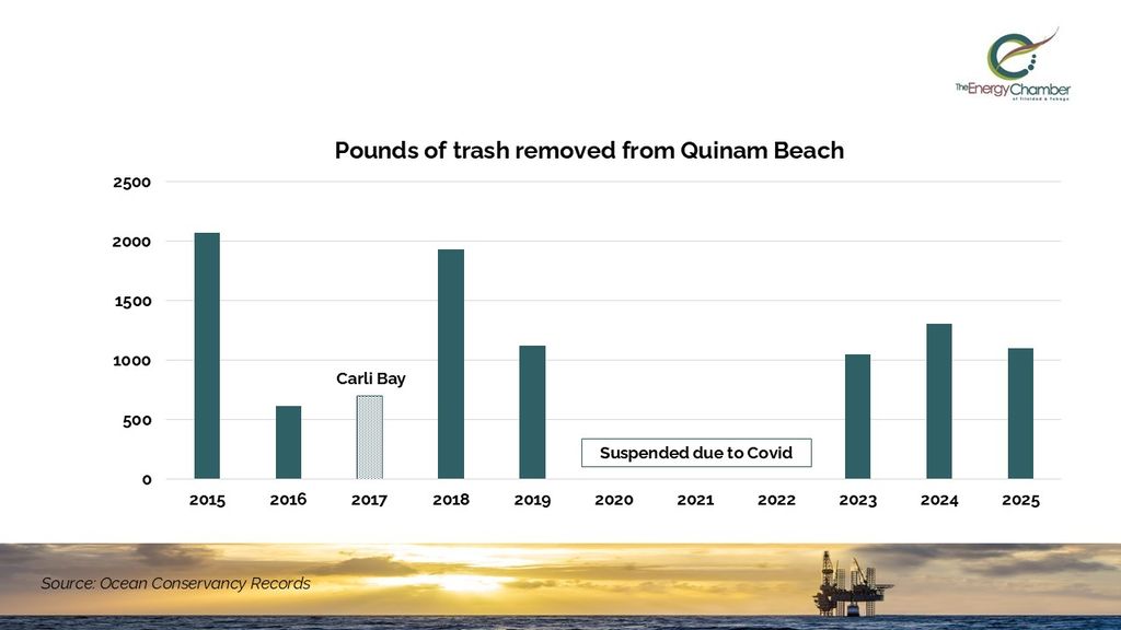 Beach clean-up at Quinam