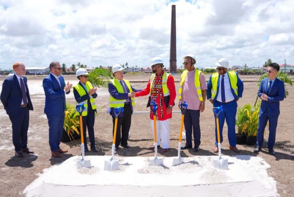 ANSA McAL turns sod on Guyana mall