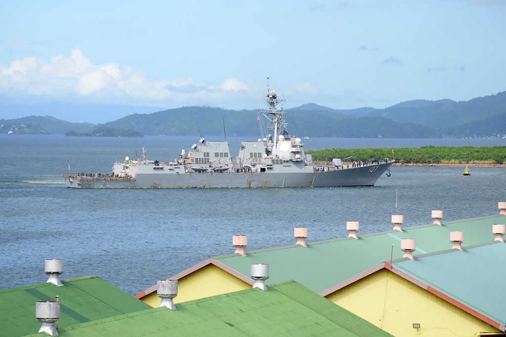 USS Gravely’s arrival draws scrutiny