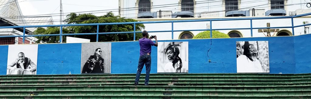 City icons honoured in Harris Promenade art display