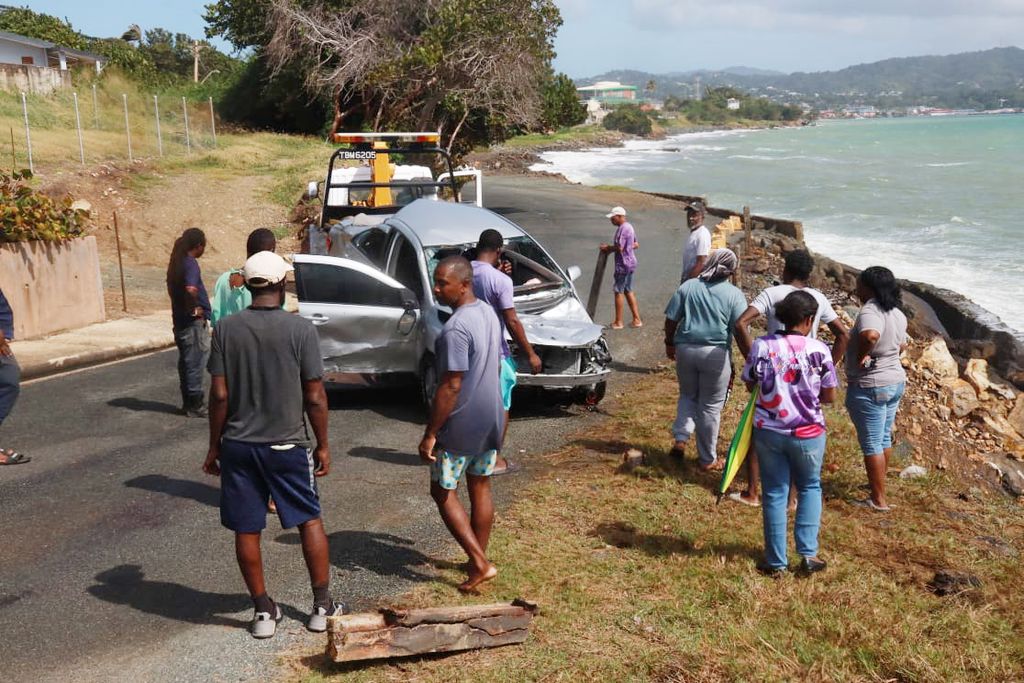 Tobago police warn motorists after car accident
