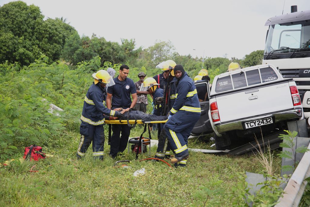 Truck driver urges caution on roads after four-vehicle smash up
