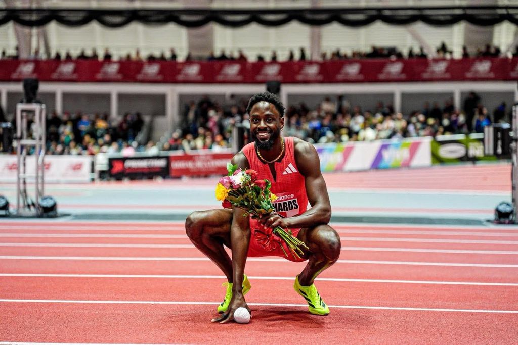 Richards pips Nyles to New Balance 300m indoor win