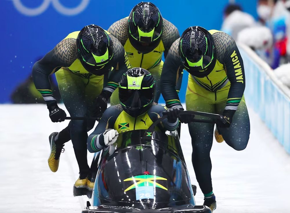 Jamaica, T&T make Olympic history in four-man bobsleigh