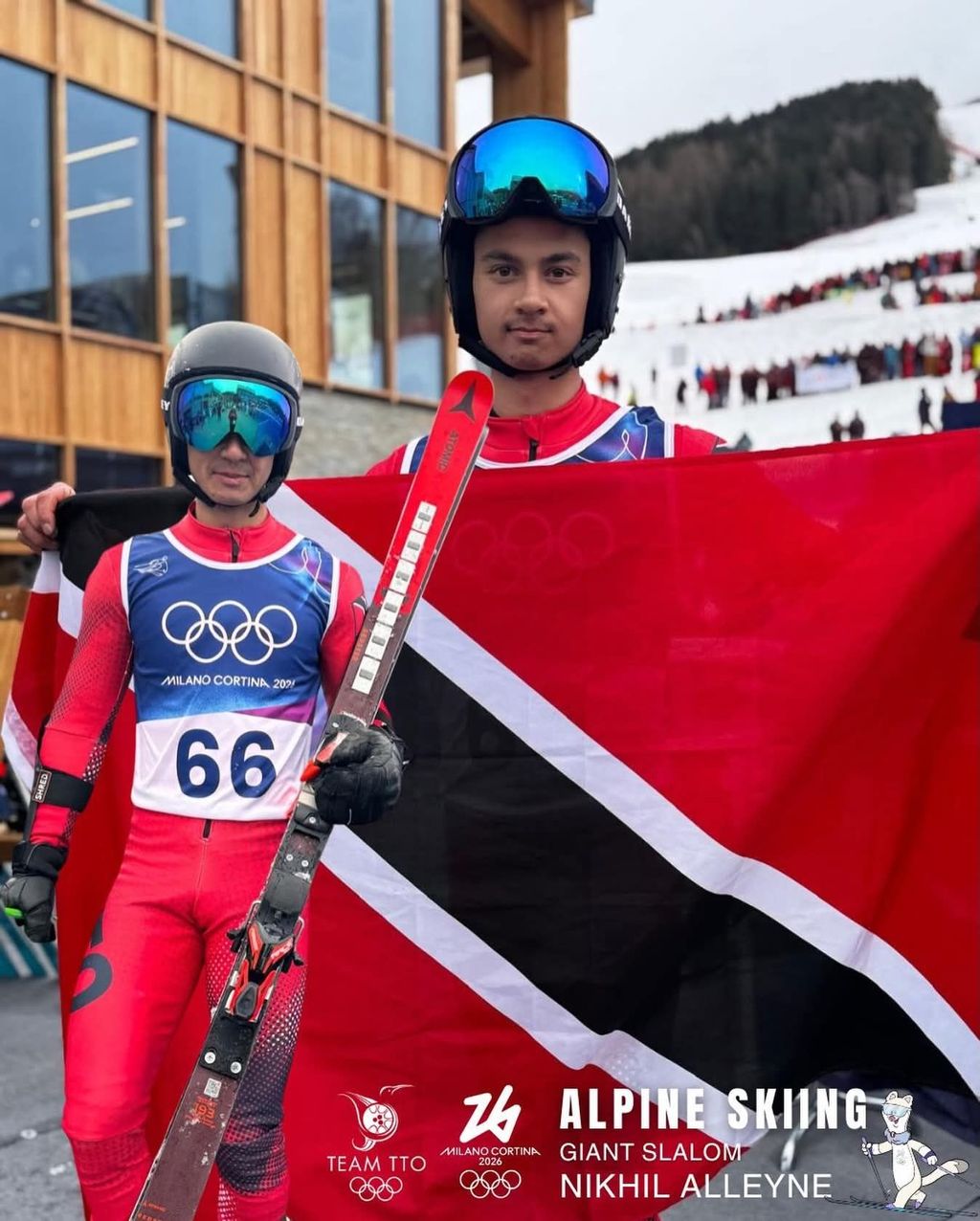 Alleyne makes Olympics debut as T&T's first male alpine skier