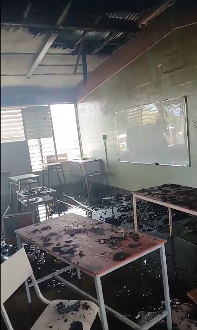 Education Minister —No evidence students started school blaze