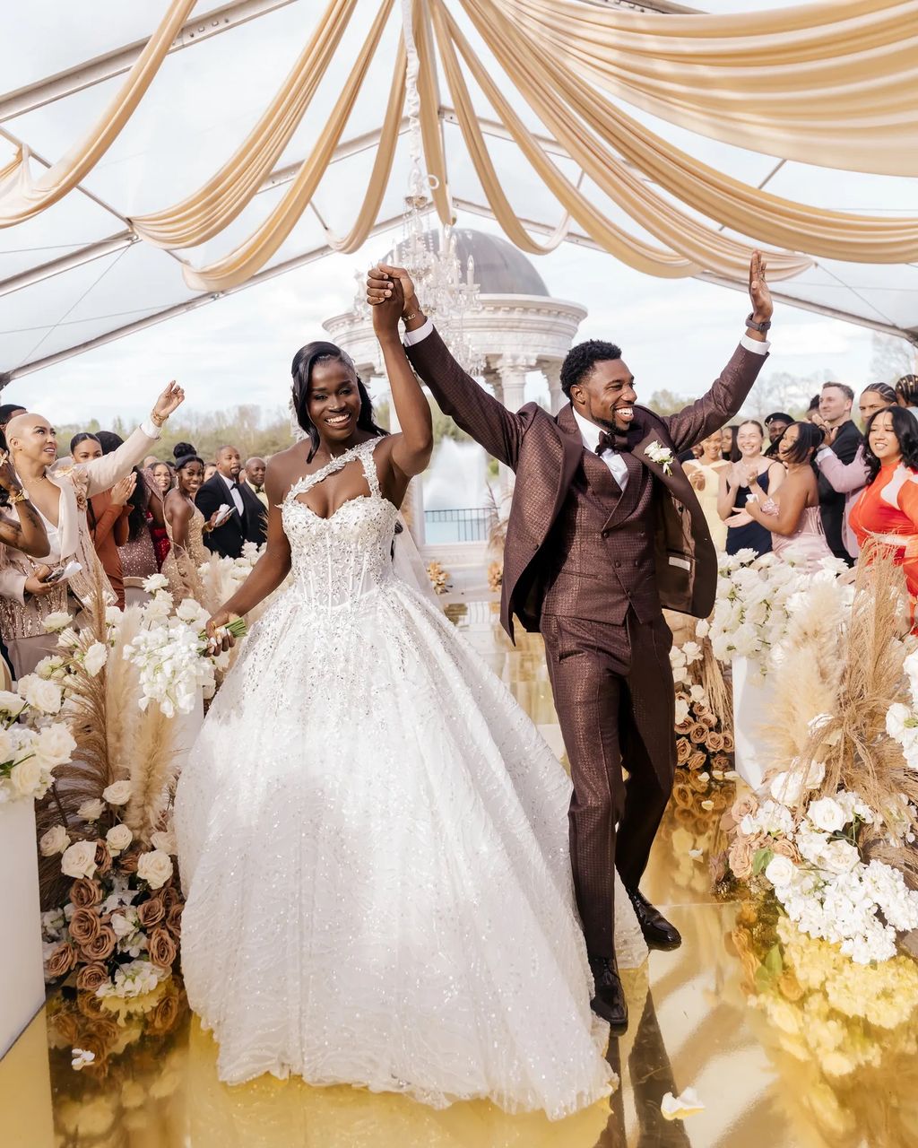 From a DM to ‘I Do’ — Noah Lyles and Junelle Bromfield tie the knot in Georgia