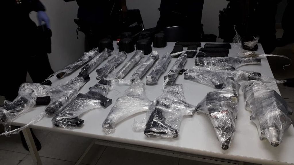 High-powered weapons discovered by police in Belmont.