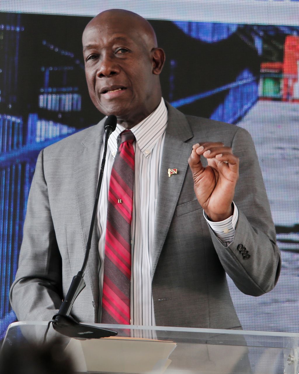 Prime Minister Dr Keith Rowley, 08.10.2019