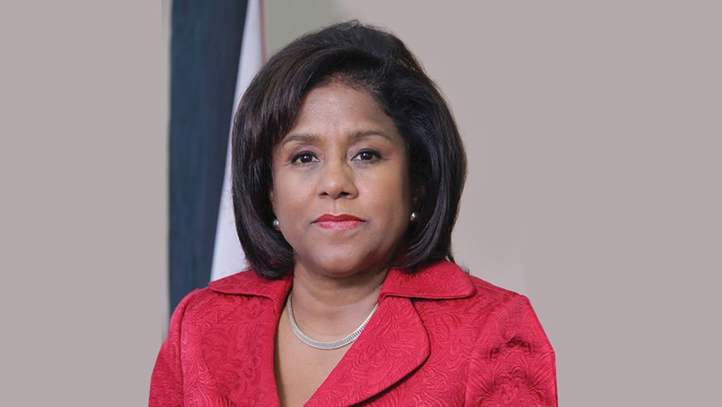 Minister of Trade and Industry Paula Gopee-Scoon.