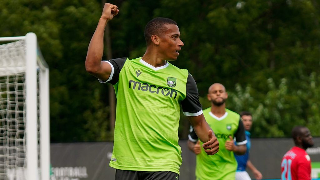 canada-born T&T midfielder Ryan Telfer of York9 FC