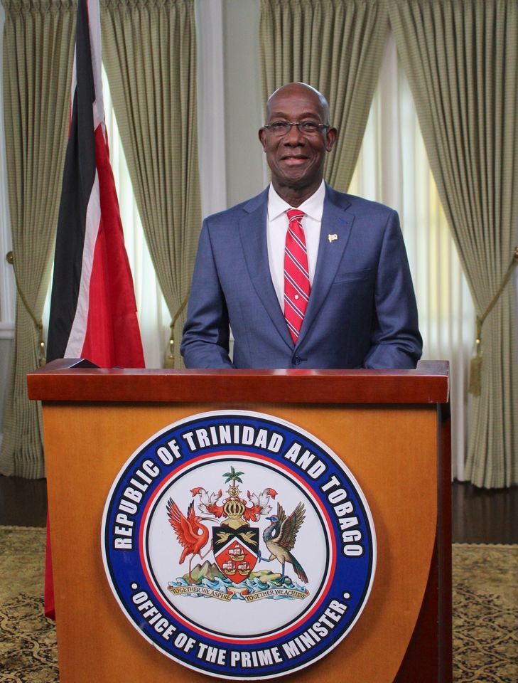 Prime Minister  Dr Keith Rowley delivers  his Independence Day message.