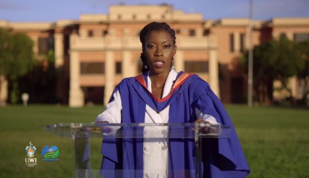 Faculty of Social Sciences Class Valedictorian, Chikara Mitchell.