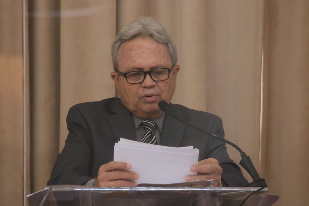 Colm Imbert MP, Minister of Finance and Member of Parliament for Diego Martin North/East, moving the second reading of the Trinidad and Tobago Revenue Authority Bill, 2021, on September 14th, 2021. (Image courtesy Office of the Parliament)