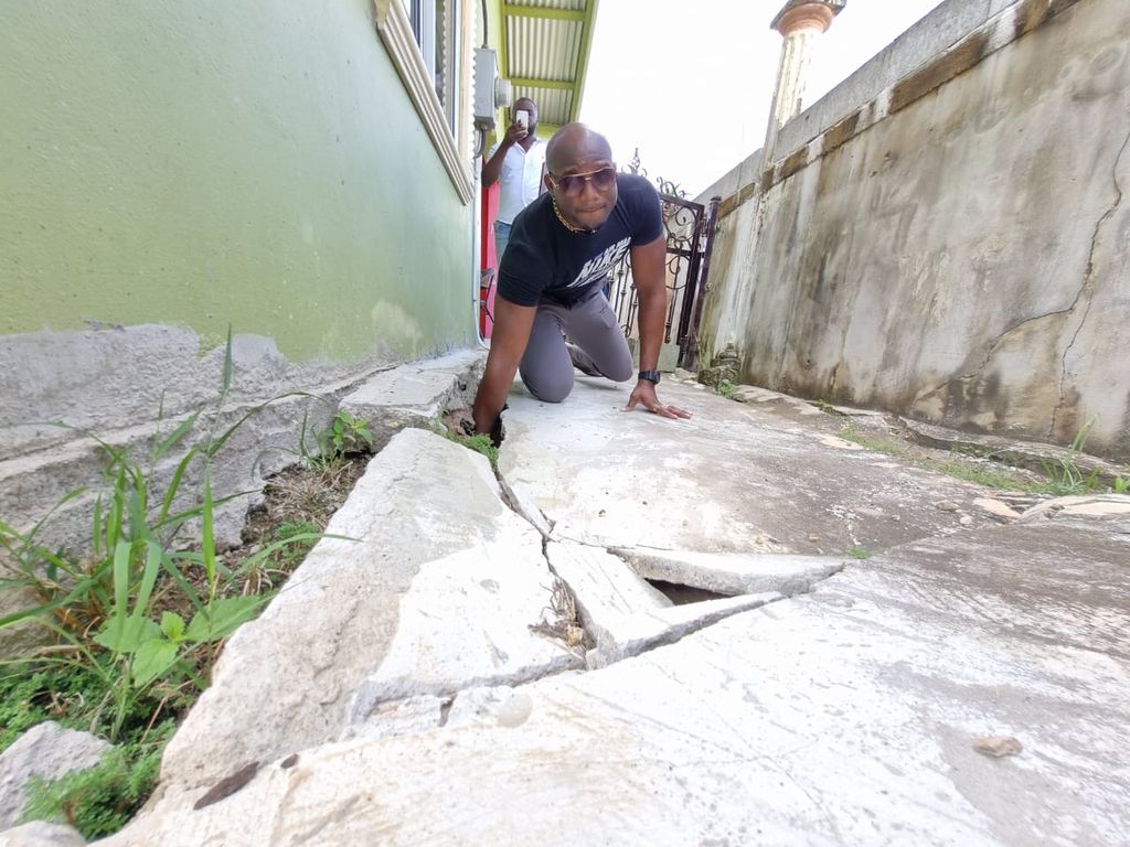 Homes sinking at HDC Moruga developments - Vimarsana News