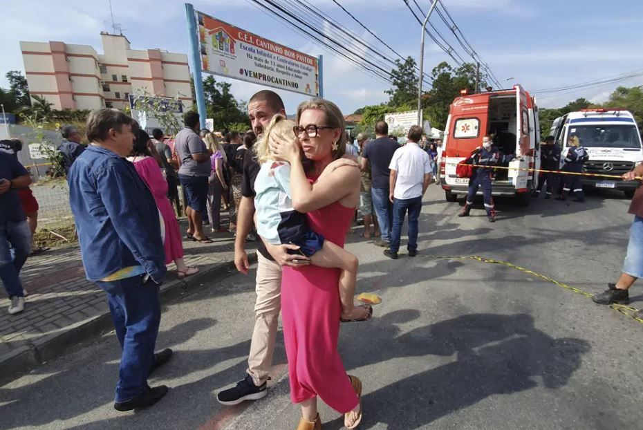 Brazil man kills 4 children with hatchet at daycare center - Vimarsana News