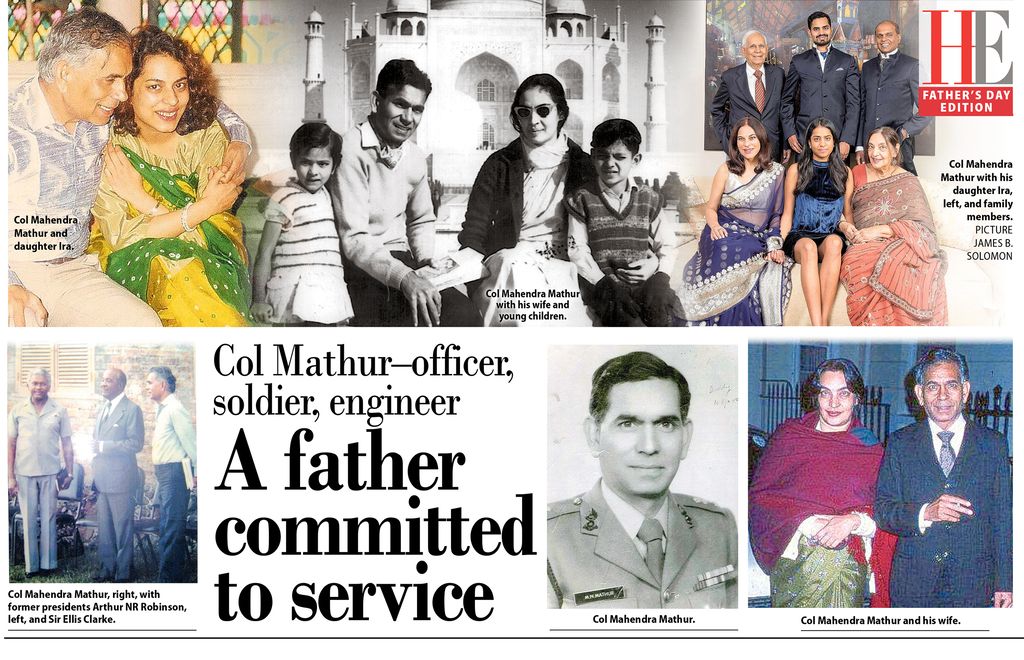 Col Mathur–officer, soldier, engineer - Vimarsana News