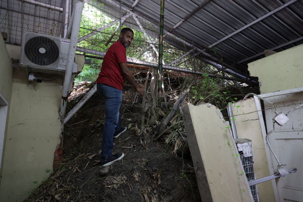 Landslide affects homeless shelter in Sando - Vimarsana News