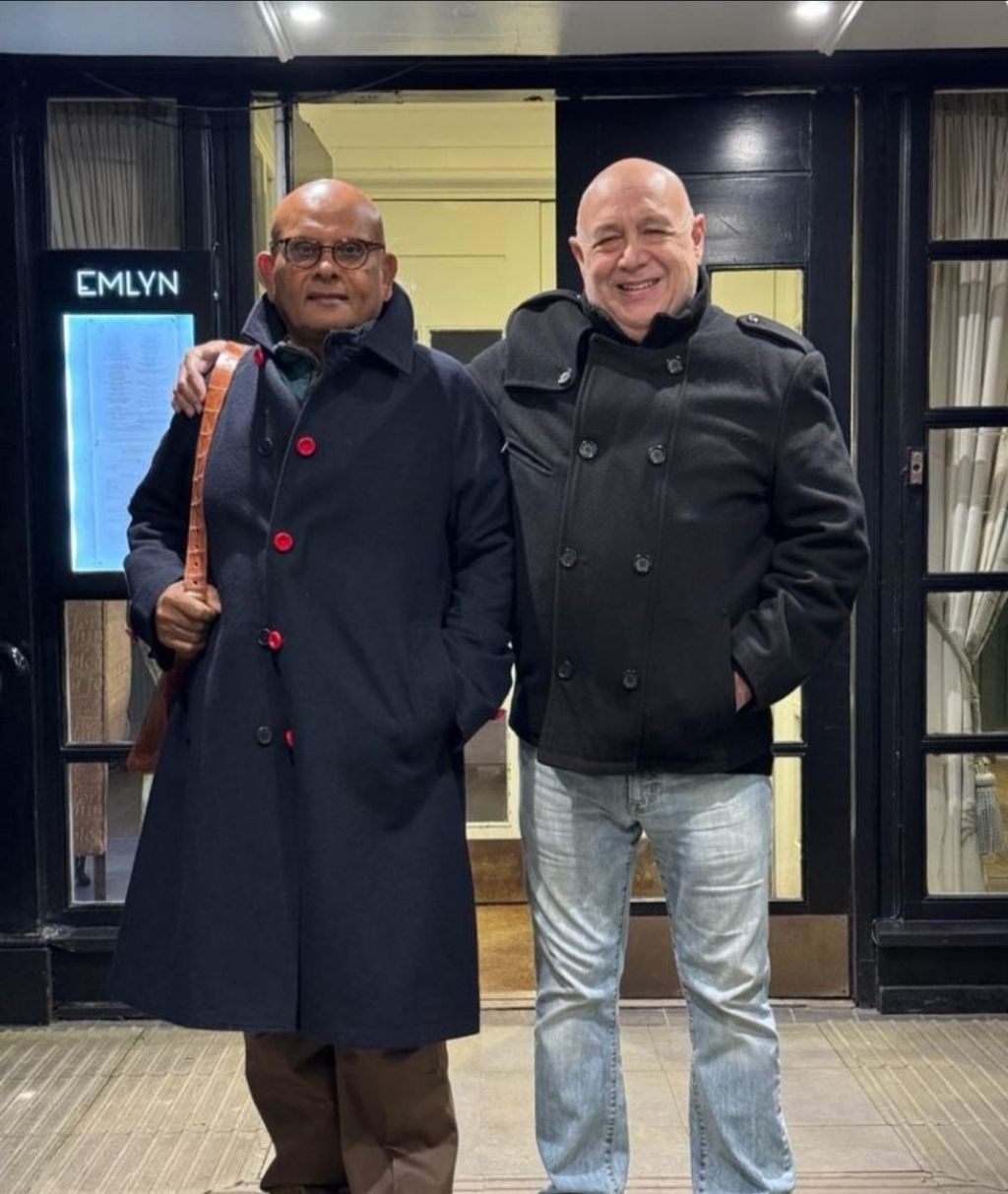 Brent Thomas, right and his attorney Fyard Hosein, SC.