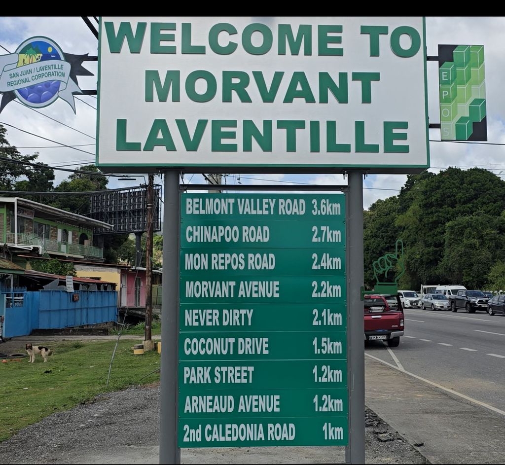 Morvant Laventille sign spelling error corrected - Trinidad Guardian