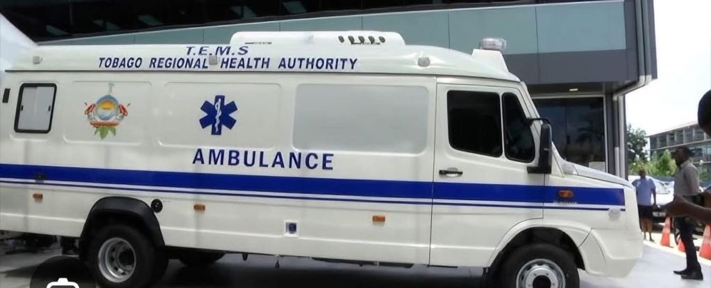 One of the ambulances purchased by the THA