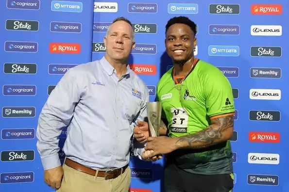 For the third successive game, Shimron Hetmyer was named player of the match. 