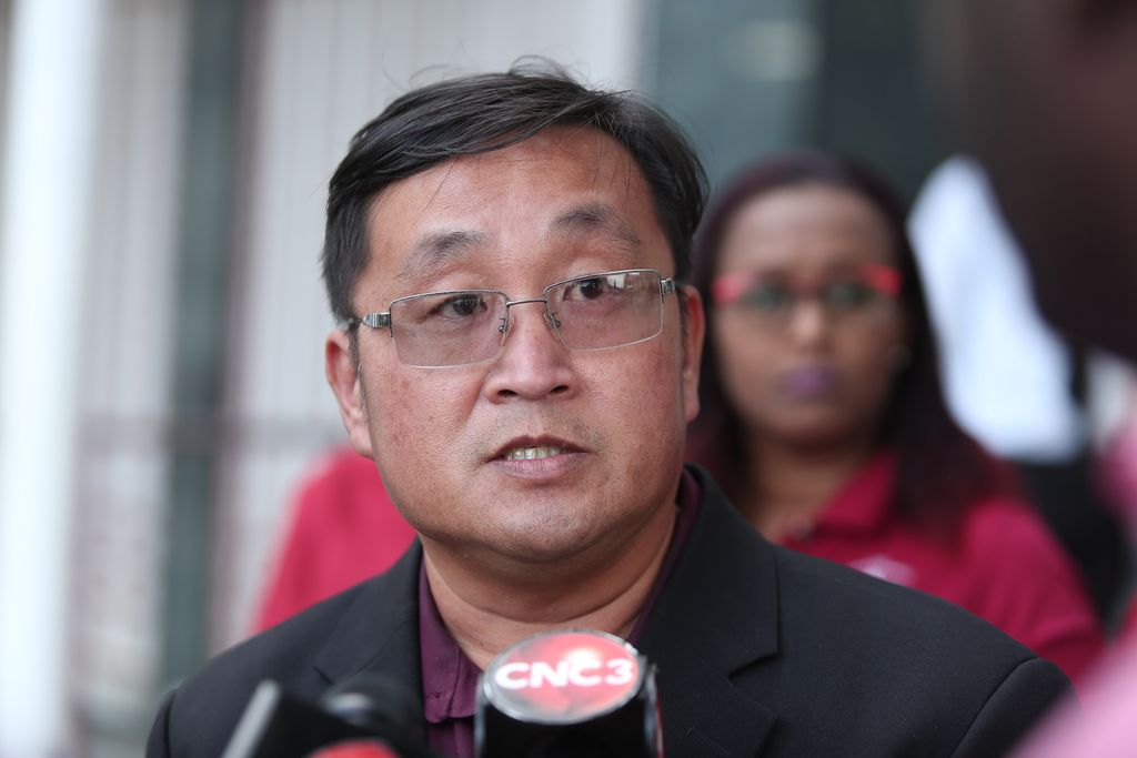 FILE – Martin Lum Kin, president of the Trinidad and Tobago Unified Teachers’ Association (TUTTA).