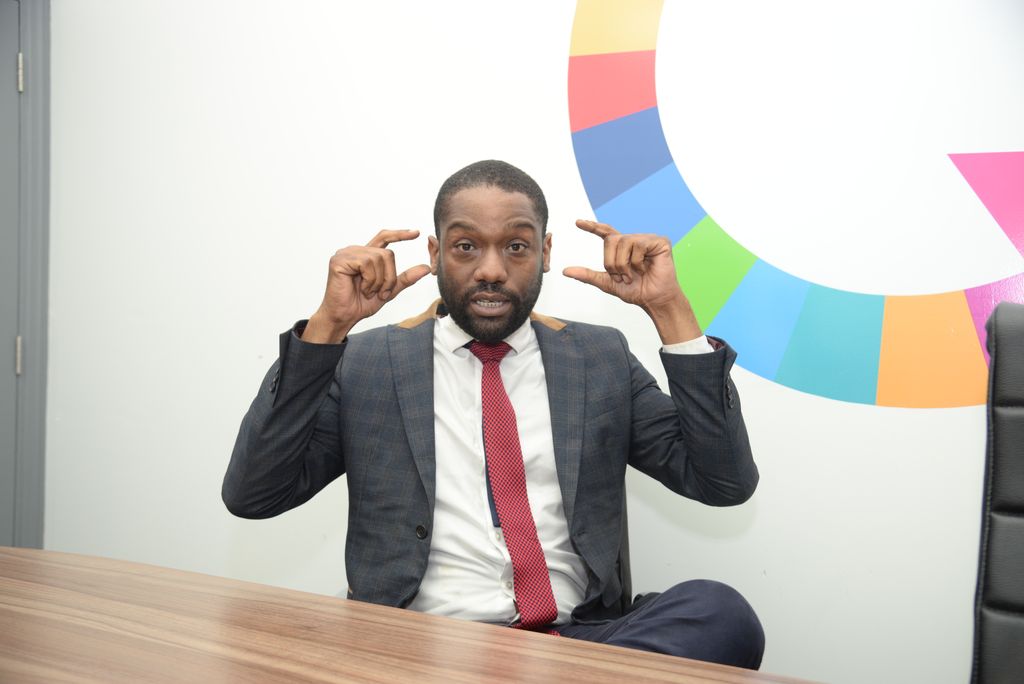 Attorney CJ Williams speaks about his experience while visiting a client at Teteron Barracks, Chaguaramas,  yesterday.