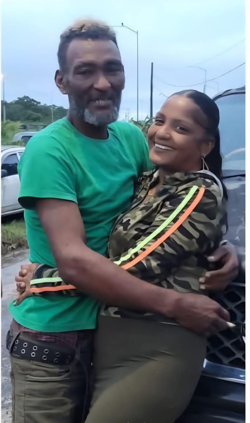 Samuel Montano and his girlfriend, Zaheeda Mohammed. 