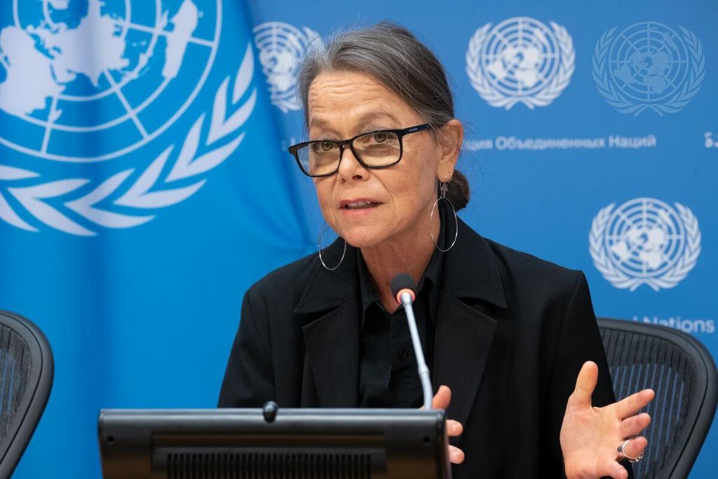 Ulrika Richardson, outgoing United Nations resident and humanitarian coordinator for Haiti. (Image courtesy United Nations)
